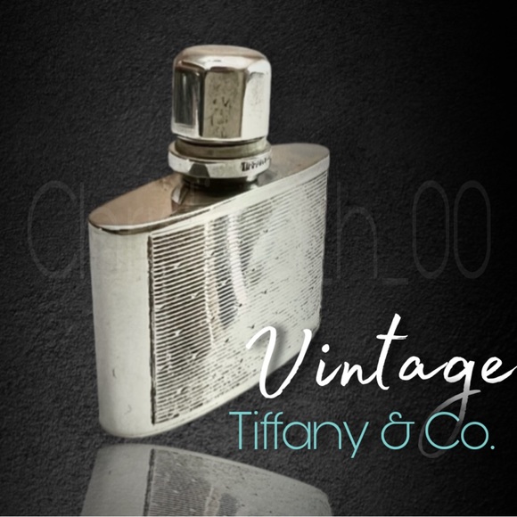 Vintage Tiffany vanity perfume bottle/container sterling
